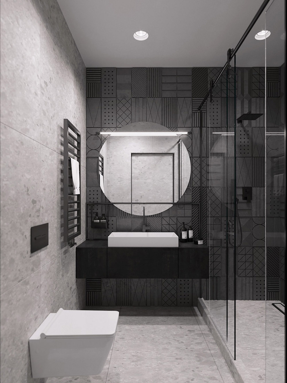 Desain interior kamar mandi